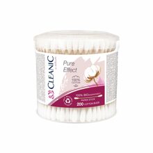 Vatitikud Cleanic Pure Effect pabervarrega, 200 tk