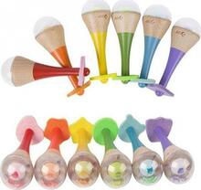 Puidust kõristi Classic World Rainbow Maracas, CW40527