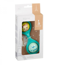 Kõristi Vulli Sophie la girafe Twist, sinine/roheline, 3k+