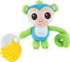 Riputatav mänguasi vankrile Chicco Monkey, 164875, 00011568000000, sinine/roheline