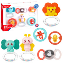 Barbikate ja närimislelude komplekt Lean Toys, 6 tk, loomad