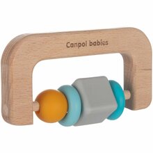 Närimisrõngas puidust-silikoonist Canpol Babies 80/301