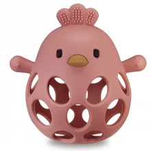 Närimislelu JBimbi Bite&Play Chicken, 6m+, maasika