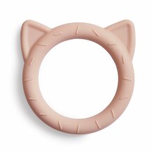 Silikoonist närimislelu Mushie Cat Blush, roosa