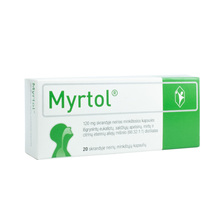 Gelomyrtol 120 mg, maohappele vastupidavad pehmekapslid, N20