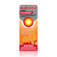 Nurofen Forte Strawberry 40 mg/ml suukaudne suspensioon 100 ml