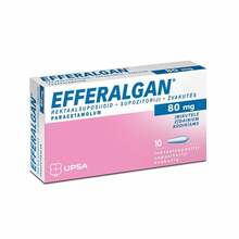 Efferalgan 80 mg rektaalsuposiidid, N10
