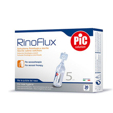 RinoFlux 0,9 prots. füsioloogiline lahus inhalatsiooniks ja ninale, steriilne, 20 x 5 ml