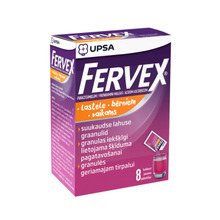 Fervex graanulid suukaudse lahuse valmistamiseks lastele, N8