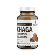 Ecosh Chaga musta küüslauguga, 90 kapslit