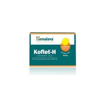 Himalaya Herbals Koflet-H sidrunimaitselised pastillid kurgule, 12 tk