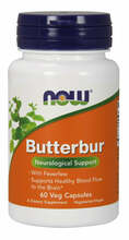 Now Foods Butterbur, 75 mg, 60 kapslit