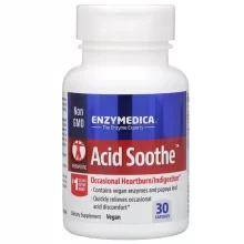 Enzymedica Acid Soothe, 30 kapslit