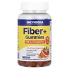 Enzymedica Fiber+ kummikarud, prebiootikum & probiootikum, veriapelsin, 90 tk