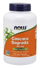 Now Foods Cascara Sagrada 450 mg, 250 kapslit