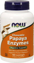 Now Foods närimistabletid papaiensüümiga, 180 pastilli