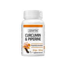 Zenyth Curcumin & Piperine, 30 kapslit