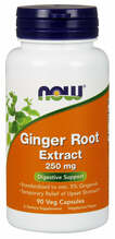NOW Foods ingverijuure ekstrakt, 250 mg, 90 kapslit