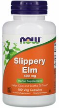Now Foods libe jalakas (Slippery Elm) 400 mg, 100 kapslit