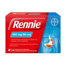 Rennie 680 mg/80 mg närimistabletid N24