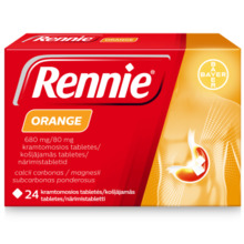 Rennie Orange 680 mg/80 mg, närimistabletid, N24