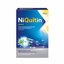 NiQuitin Mint 2 mg ravimnärimiskumm, N30