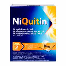 Niquitin 14 mg/24 h transdermaalne plaaster N7