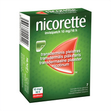 Nicorette Invisipatch 10 mg/16 h transdermaalne plaaster N7