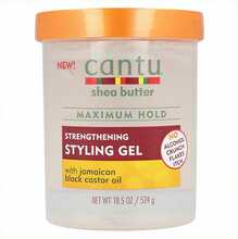 Juuksegeel Cantu Jamaican Black Castor Flexible Hold Strengthening Styling Gel, 524 g