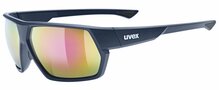 Päikeseprillid UVEX Sportstyle 238, tumesinine/matt/mirror red