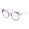 Päikeseprillid Salvatore Ferragamo SF178SM, metallist, ovaalsed
