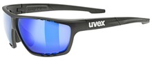 Päikeseprillid UVEX Sportstyle 706, S5320062016, must matt/sinine peegelklaas