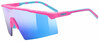Prillid UVEX Flowline pink matt/mirror blue