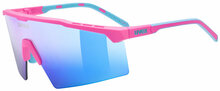 Prillid UVEX Flowline pink matt/mirror blue