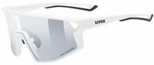 Jalgrattaprillid Uvex Skyryse V, matt white/litemirror silver