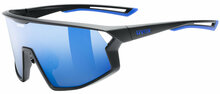 Jalgrattaprillid Uvex Skyryse, black matt/mirror blue