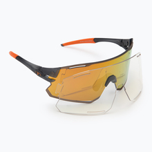 Spordipäikeseprillid Tifosi Rail Race Clarion, satin vapor/orange/clear