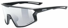 Jalgrattaprillid Uvex Skyryse V, black matt/litemirror silver