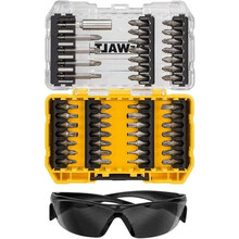 Otsikute komplekt prillidega DeWALT DT70703-QZ, 47 tk
