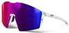 Päikeseprillid Julbo Edge, matt white/blue/multilayer violet, L