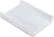 Pehme mähkimisalus Sensillo, 70 cm, valge/platinium