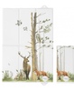 Mähkimisalus CebaBaby Forest, W-305-000-724, 60 x 40 cm, pruun/valge/oranž