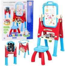 Õppelaud Lean Toys 5in1 tooliga, sinine