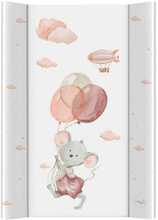 Mähkimisalus CebaBaby Basic Mouse, 50 x 70 cm, valge/roosa/pruun
