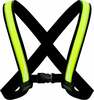Helkurvest Easypix StreetGlow LED L/XL, must/kollane