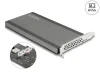 PCIe adapter kahe M.2 pesaga Delock 89961