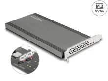 PCIe adapter kahe M.2 pesaga Delock 89961