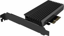 Laienduskaart ICY BOX IB-PCI214M2-HSL, must