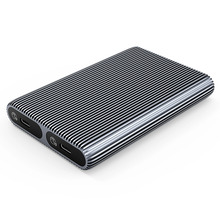 Kahe kettaga korpus Orico AM2C3-2N M.2 NVMe USB-C 3.2 10Gb/s, hall