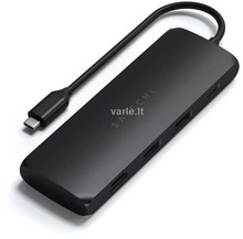 USB-C adapter Satechi ST-UCHSEK SSD korpusega, must
